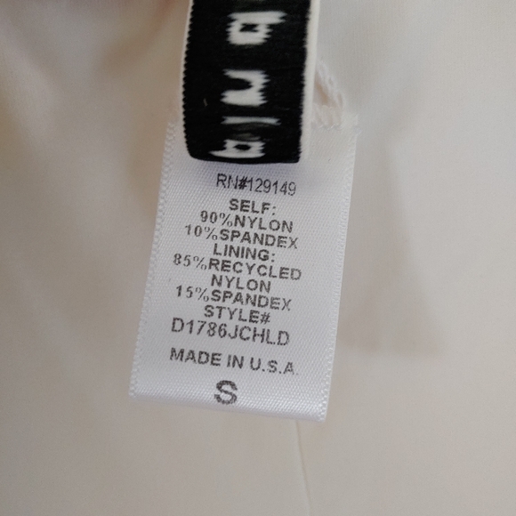 Dippin Daisys Bliss One Piece Swimsuit Criss Cross Size Small White Dove - Picture 15 of 16